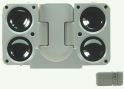 Portable Mini Folding Sound Box Speakers, Fits IPod MP3 MP4 Cellphone CD